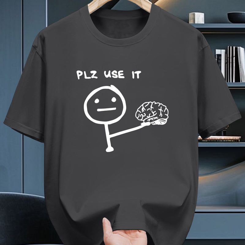 200 Grams of 100% Pure Cotton Short-Sleeve T-Shirt.