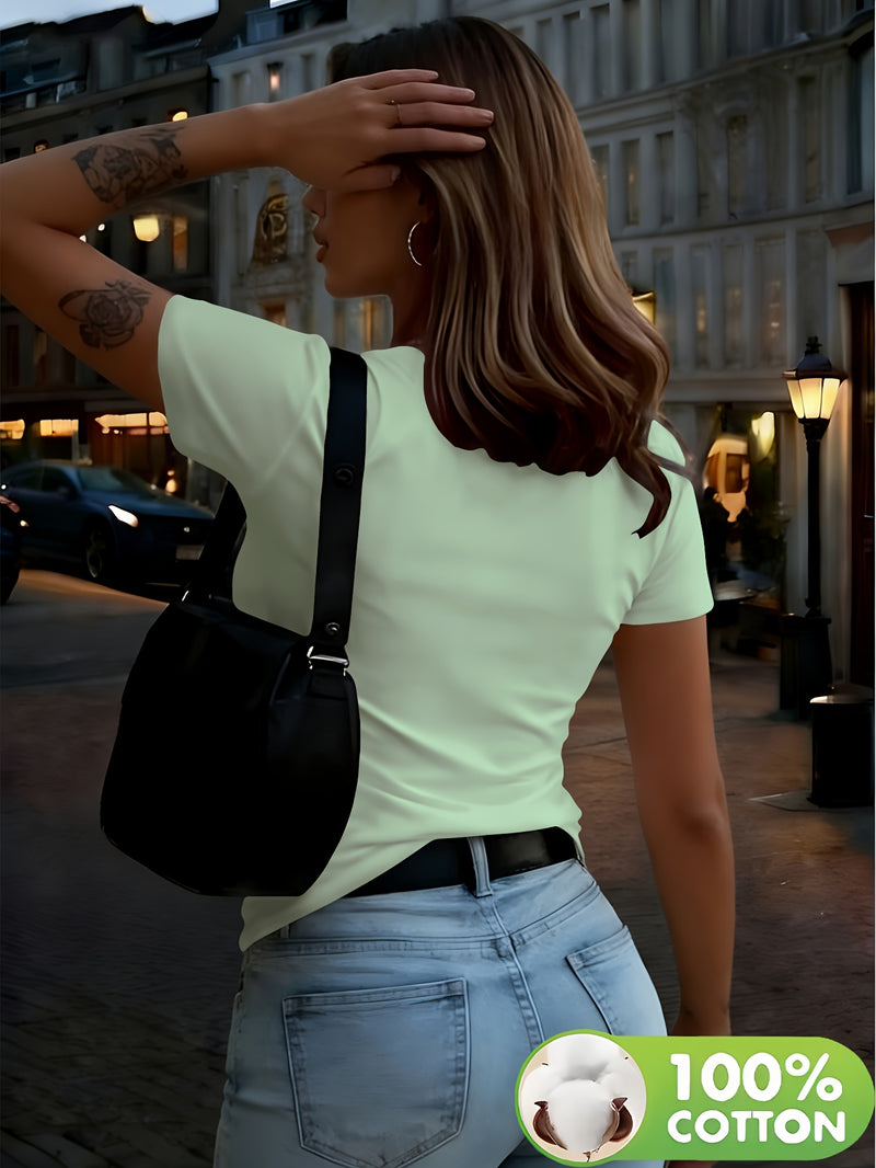 Women's Pure Comfortable T-shirt.