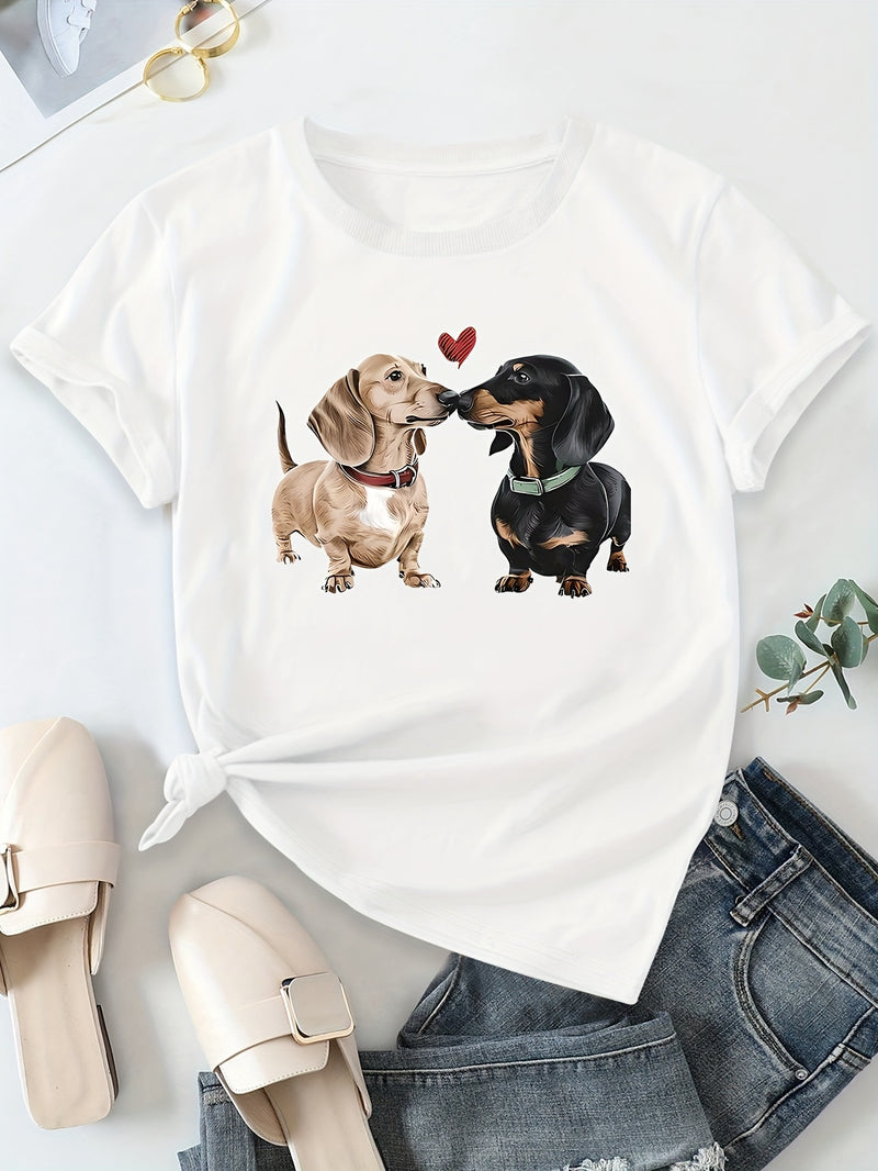 Women’s Casual Short Sleeve T-Shirt.