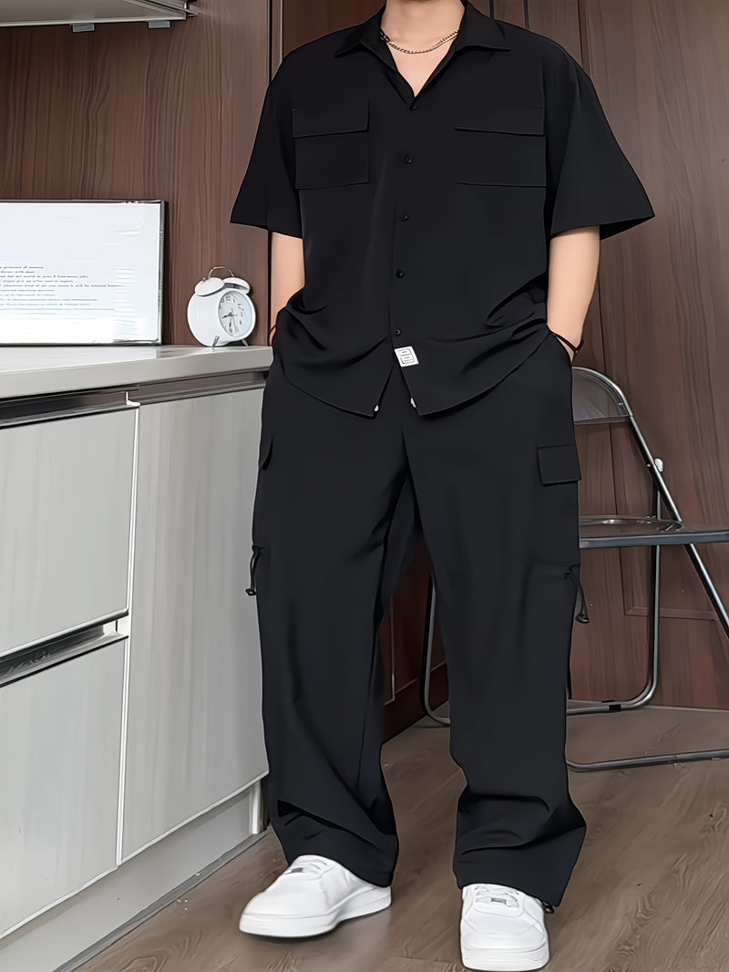 A Two-Piece Men's Casual Outfit.