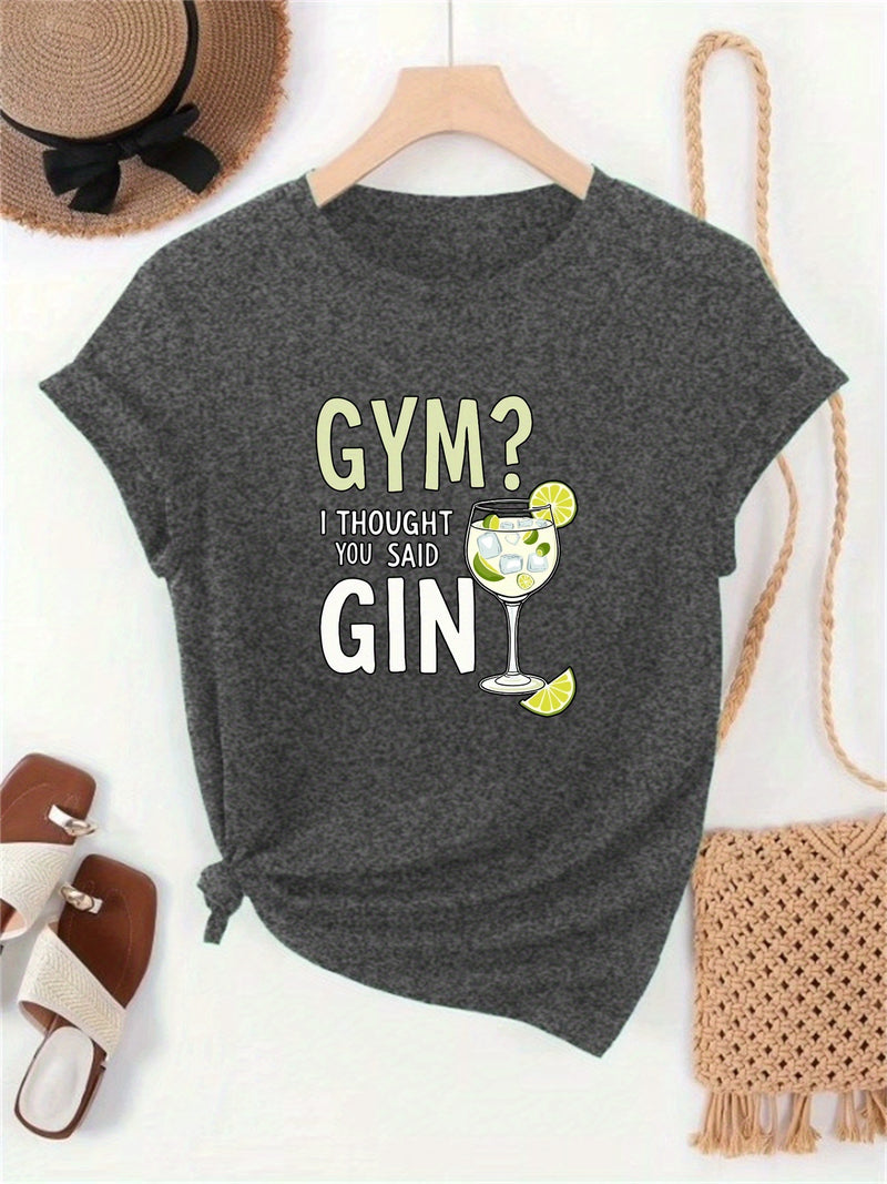 Women's Summer Casual Crew Neck Short Sleeve.