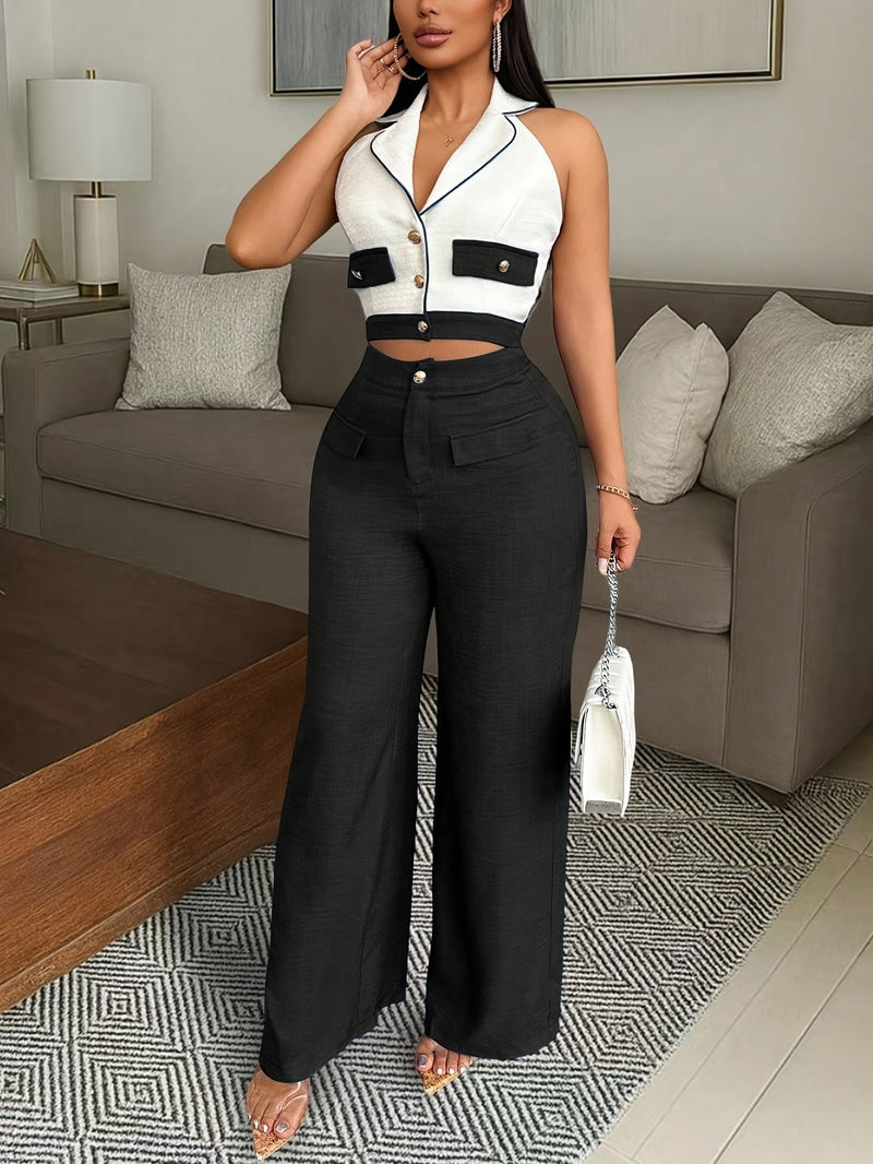 Elegant Business Casual Women's Suit.