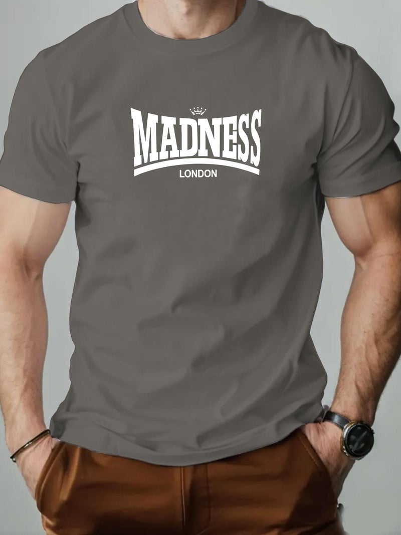 Men's "Madness London" Graphic T-Shirt.