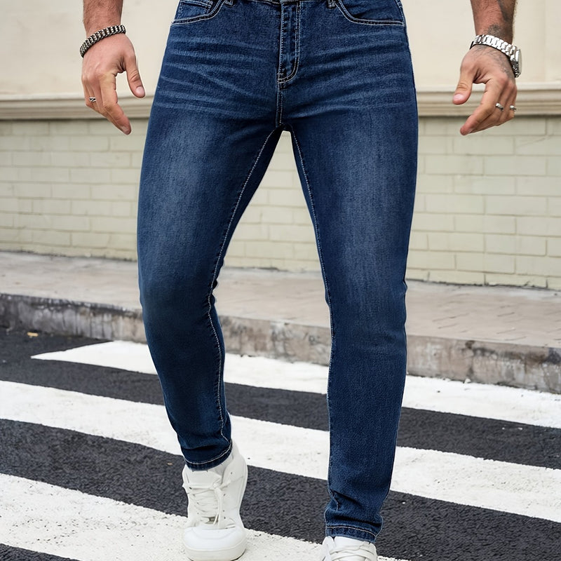 Men's Slim Fit Denim Pants.