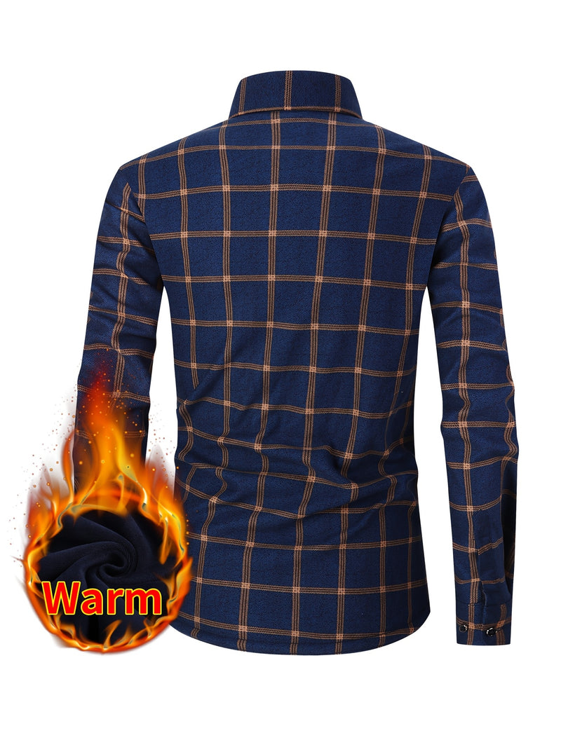 Men's Flannel Checkered Shirt.