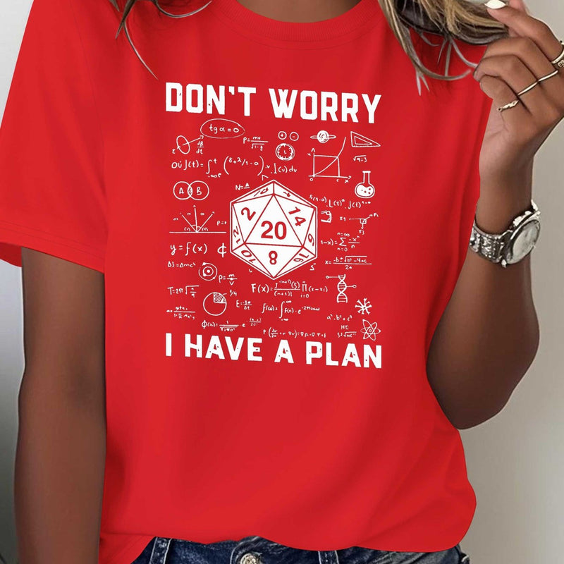 Women's Printed T-shirt Comfortable and Versatile Casual Short Sleeves.