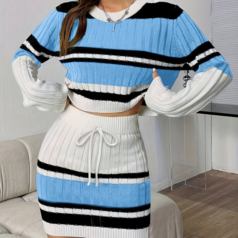 Women’s Two-Piece Set for Spring and Autumn.