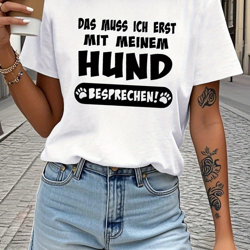 Women's Pure Cotton T-Shirt.