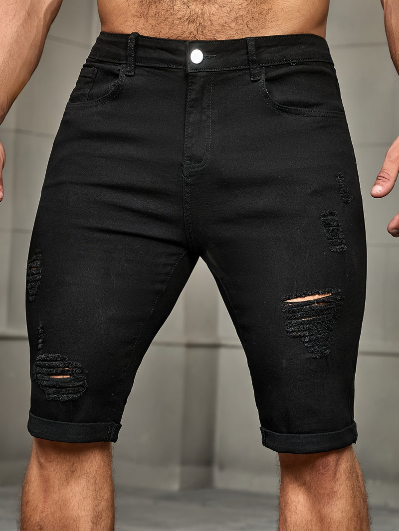Men'S Denim Shorts.