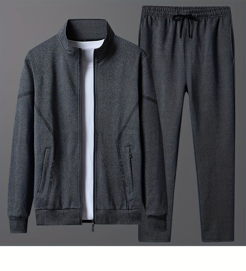 Men's Sportswear Set for Spring And Autumn Casual Outfit.