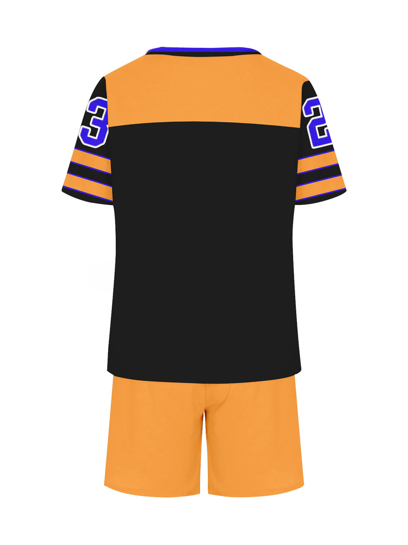 Casual Shorts Men's Trendy 2pcs Set.