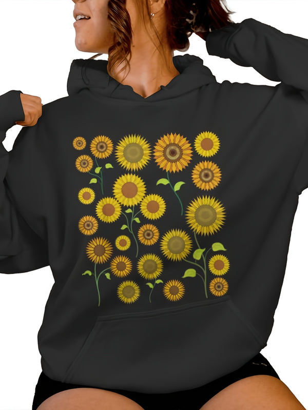 Women's Hoodie with Pockets And Drawstring.