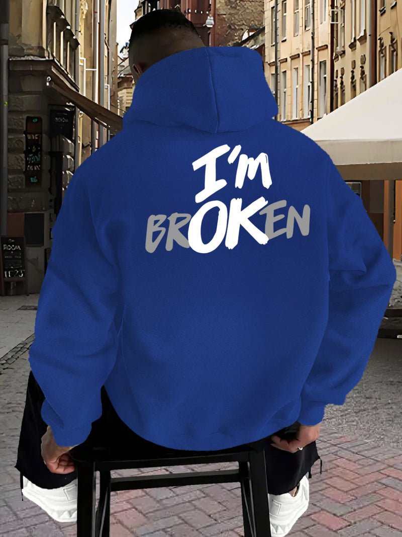 Men's Hooded Sweatshirt.