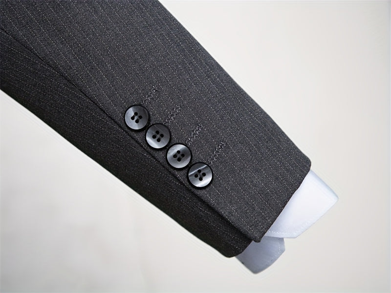 Men's Two-Piece Suit Set - Business & Casual Wear, Slim Fit.