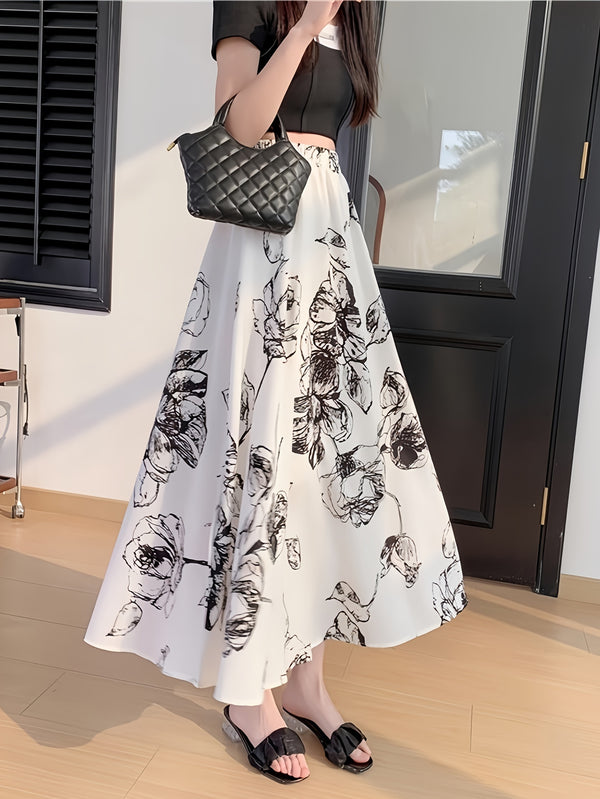 New Spring/Summer Women's Elegant Half-Length Skirt.