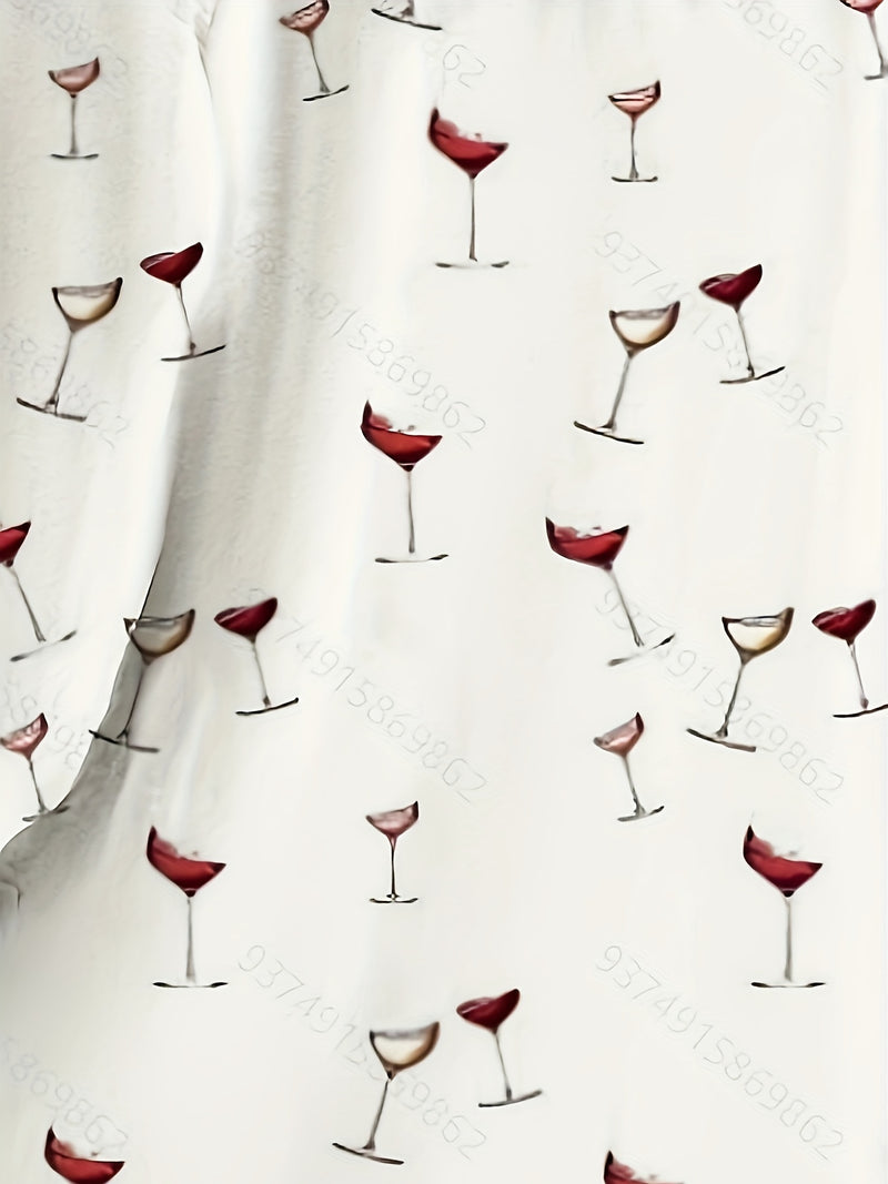 Everyday Statement, Chic Women's Printed Long Sleeve Collared Shirt.