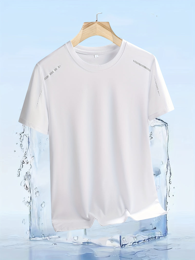 4pcs Men's quick-dry sports T-shirt.