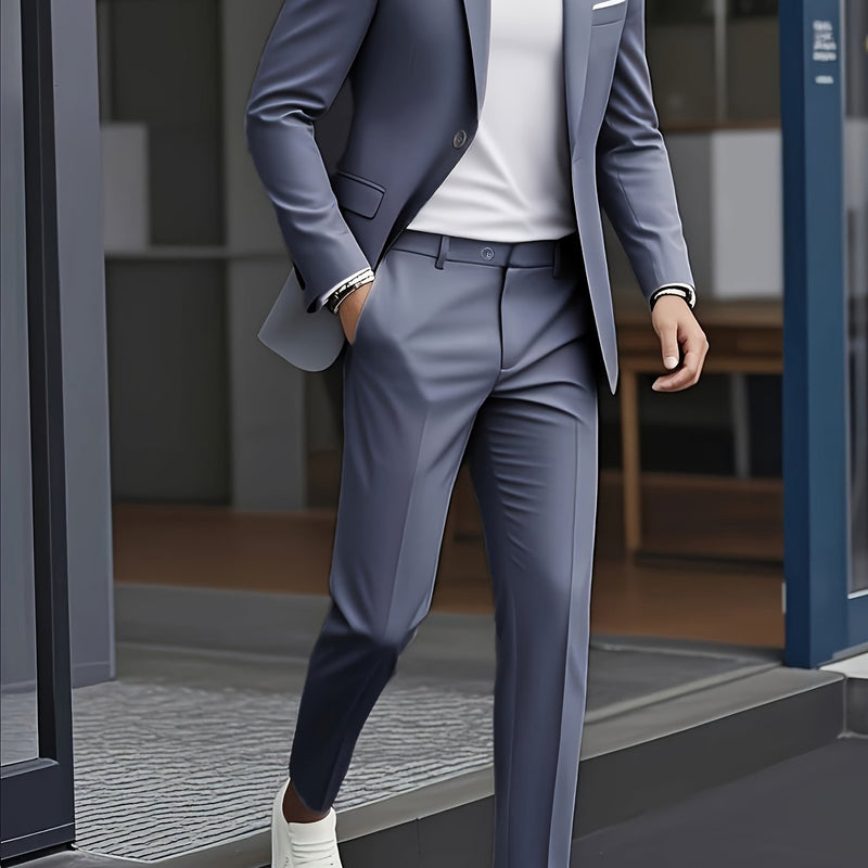 Men's Two-Piece Suit Set.