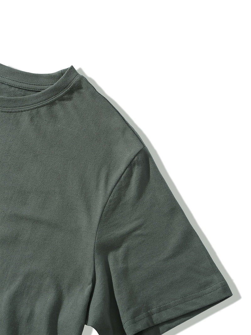 Men's Casual Trendy Street Sports Short-Sleeve T-Shirt, New Summer Style.