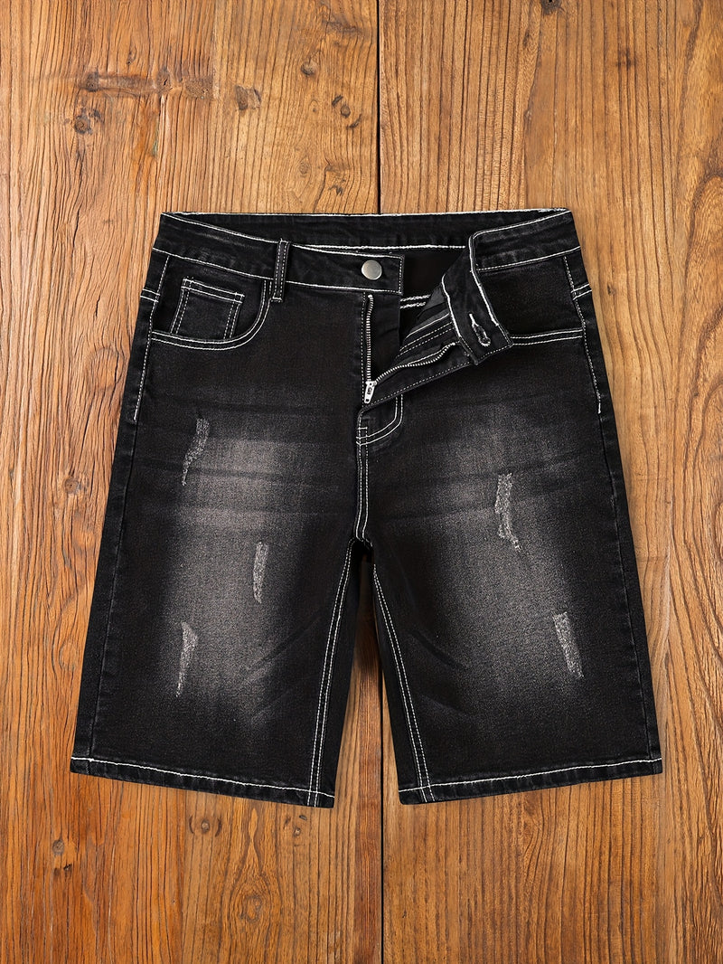 Men's Denim Shorts.