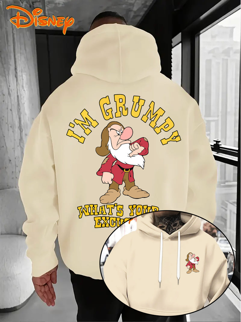 Men's Hoodie - Seven Dwarfs Cartoon Cute Pattern Hoodie.