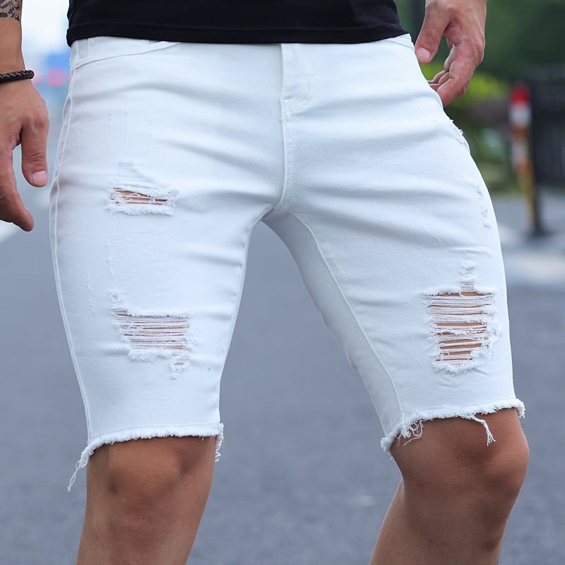 Men's Denim Shorts.