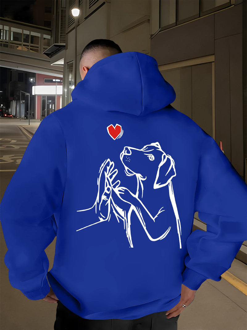 Men's Fashion Pullover Hooded Sweatshirt.