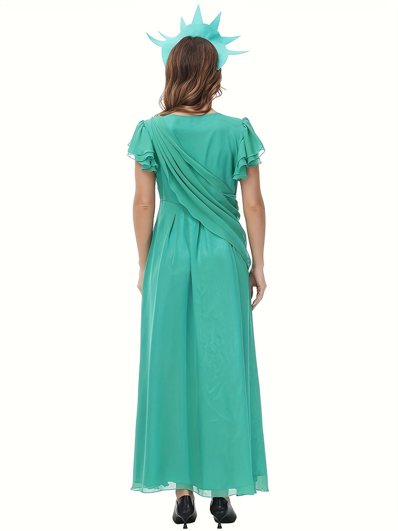 Women's Statue of Liberty Party Dress.