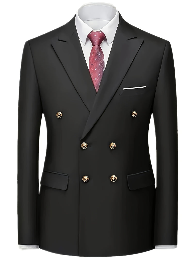 Men'S 2pcs Suit, Jacket + Trousers - Casual Business Style.
