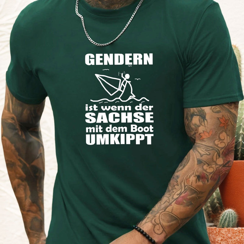 Men's Summer Casual Short-Sleeve T-Shirt.