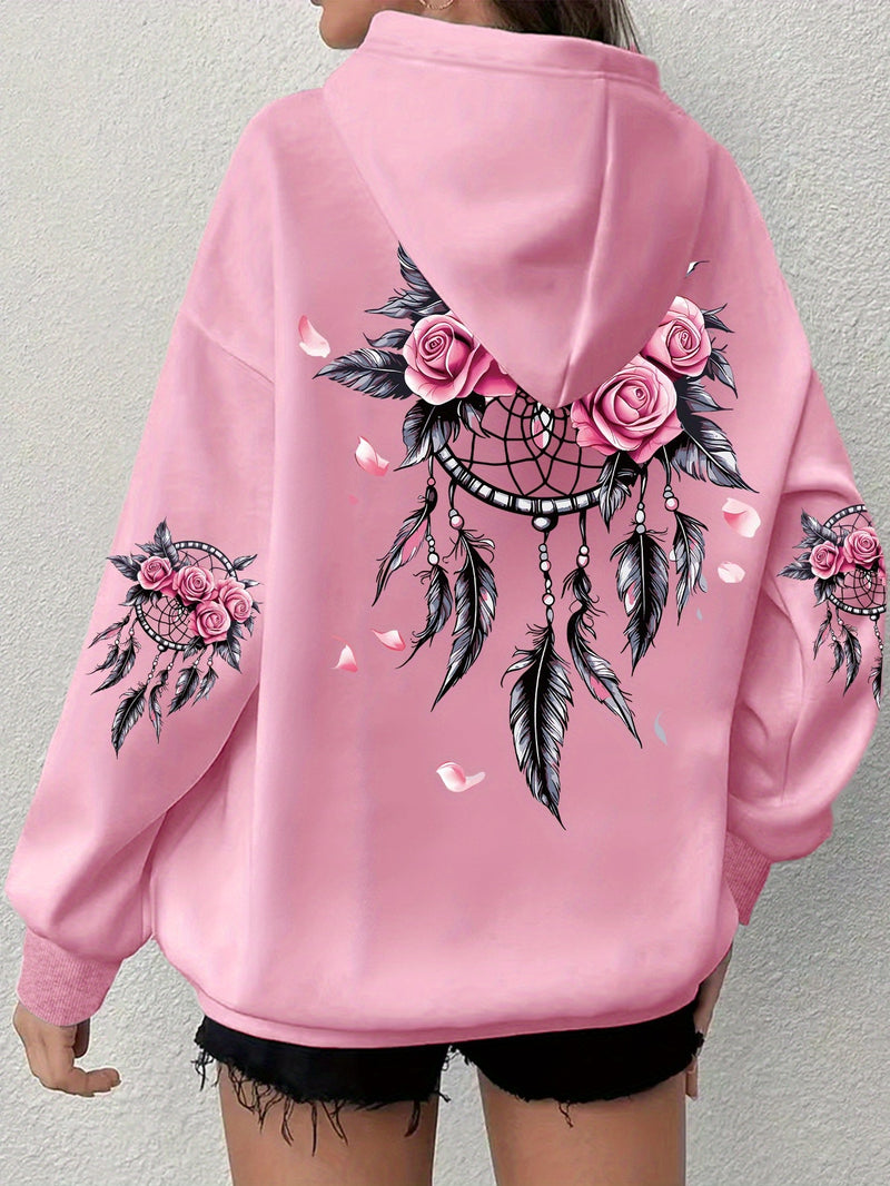 Women’s Comfortable Graphic Hoodie.