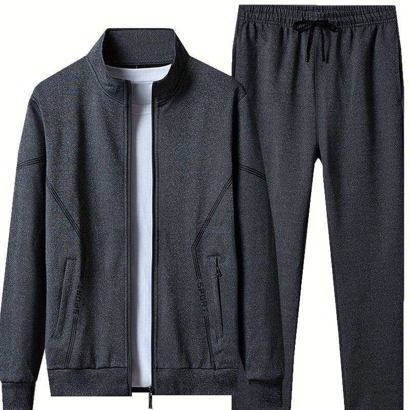 Men's Sportswear Set for Spring And Autumn Casual Outfit.