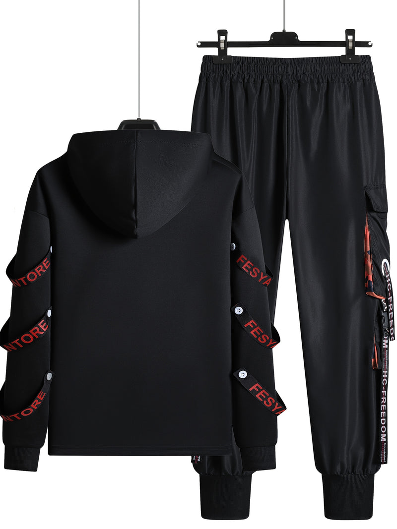 Men'S Casual Sports Outfit for Autumn And Winter.