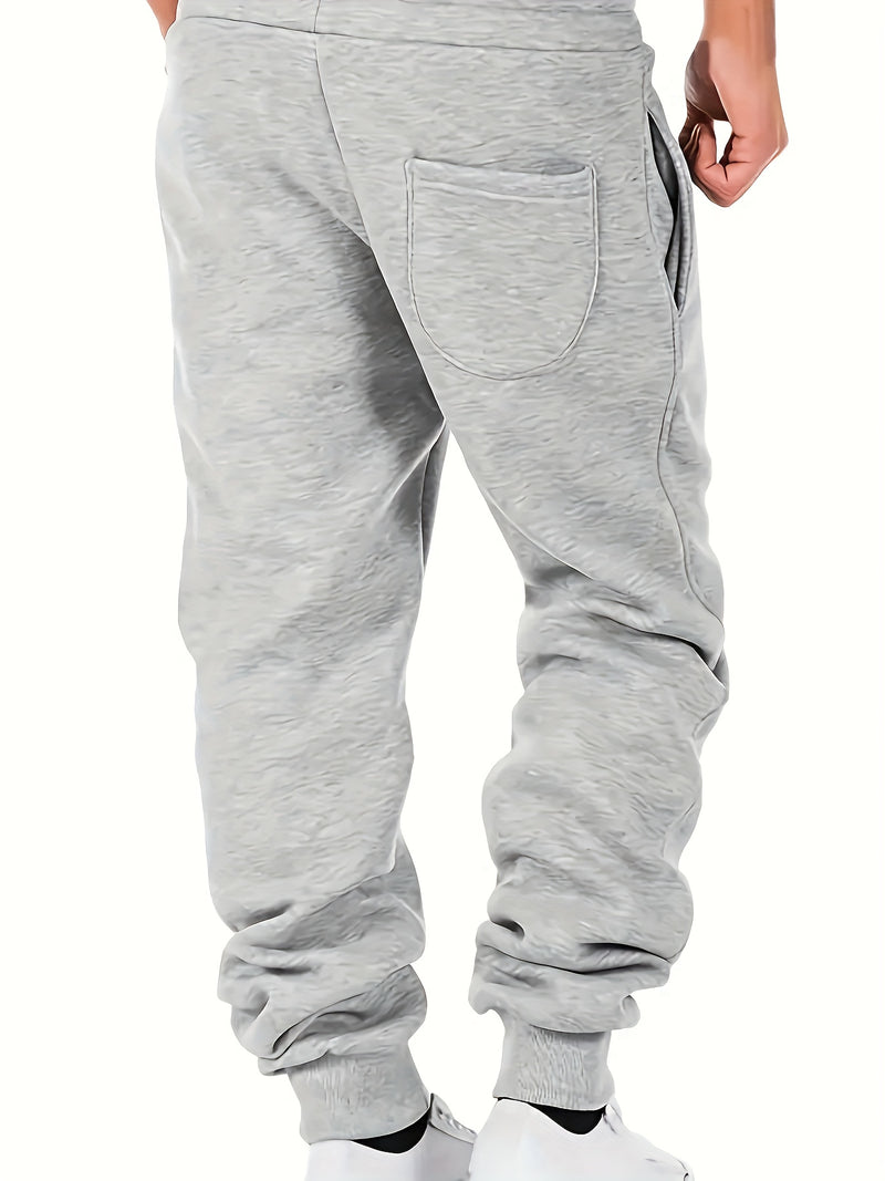 Drawstring Sweatpants Loose Fit Pants Men's Casual Joggers.