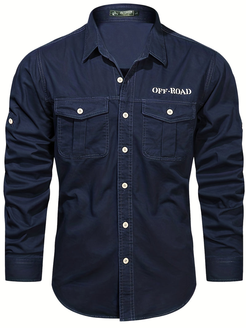 Men's Heavy-Duty Long Sleeve Shirt.