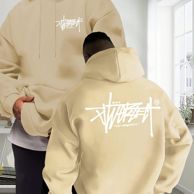 Men's Trendy Autumn-Winter Hooded Sweatshirt.
