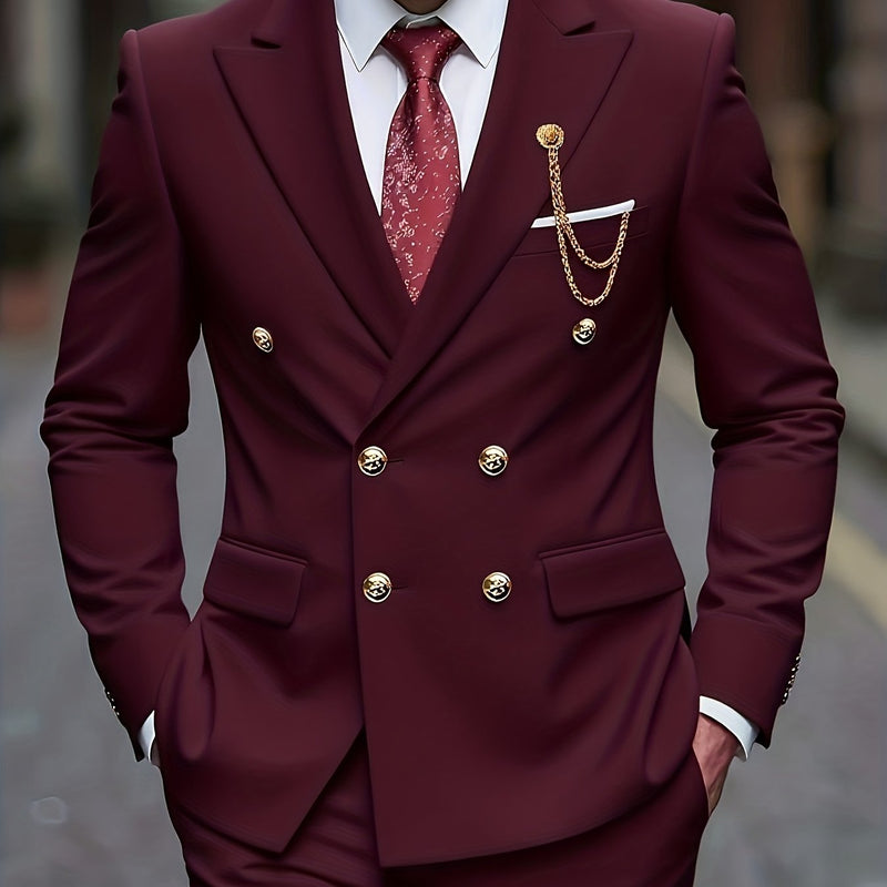 Men's 2-Piece Suit Set, Jacket + Trousers.