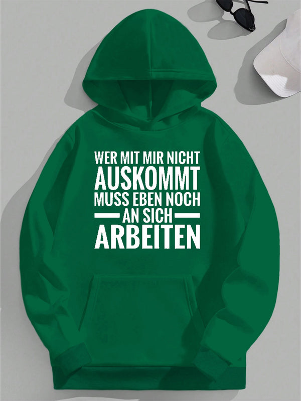 Men's Hooded Sweatshirt.