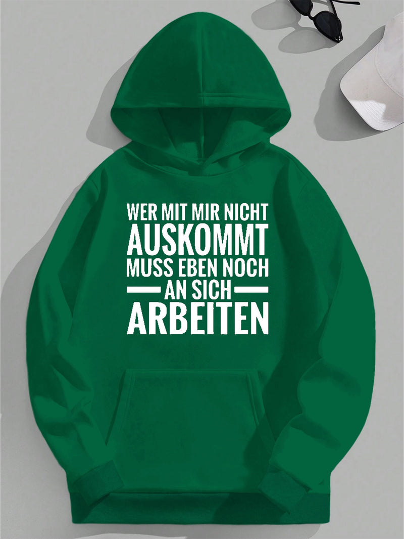 Men's Hooded Sweatshirt.