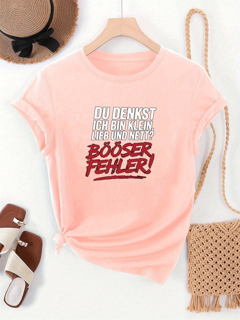 Women's Funny German Quote T-Shirt.