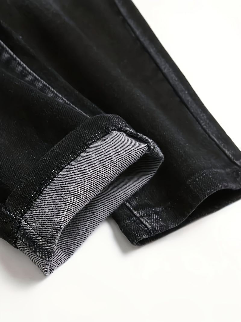 Men's Denim Slim Fit Slimming Black Stretch.
