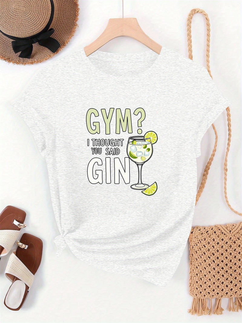 Women's Summer Casual Crew Neck Short Sleeve.