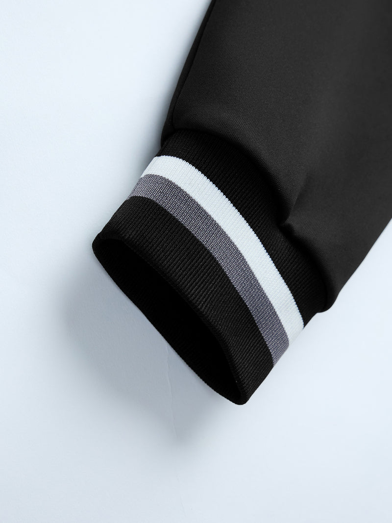 Men's 2-Piece Slim-Fit Full-Zip Jacket & Lapel Collar Coat.