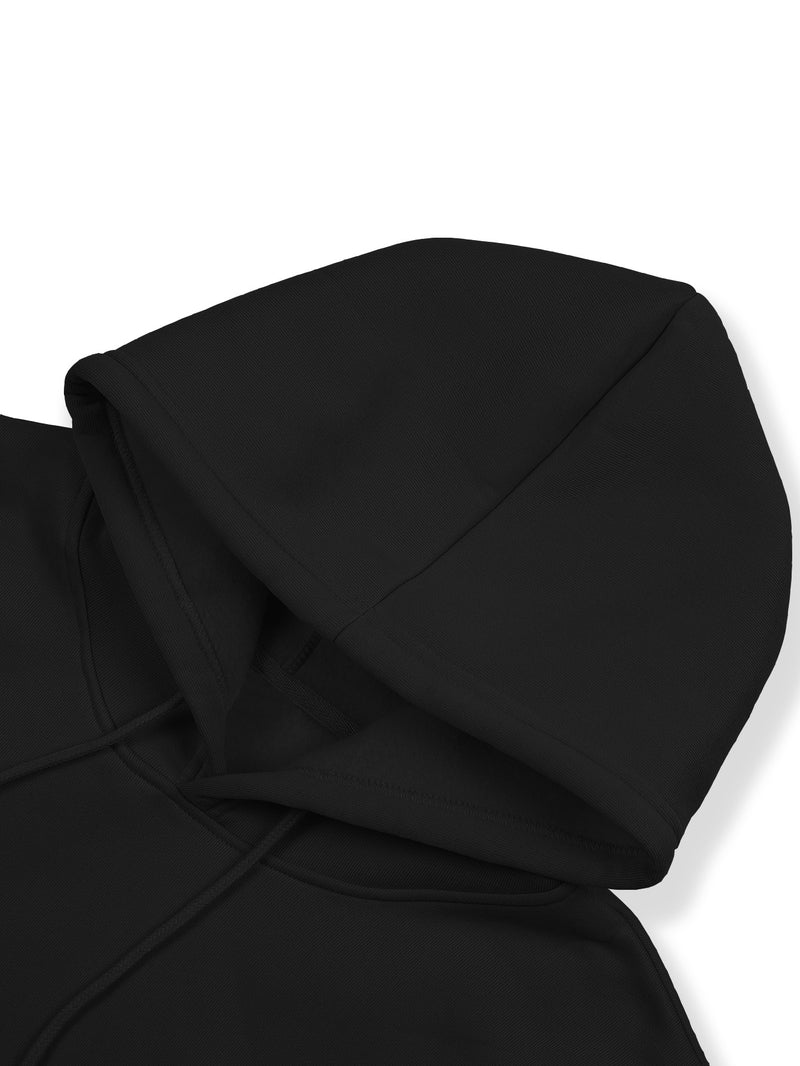 Men's hooded sweatshirt.