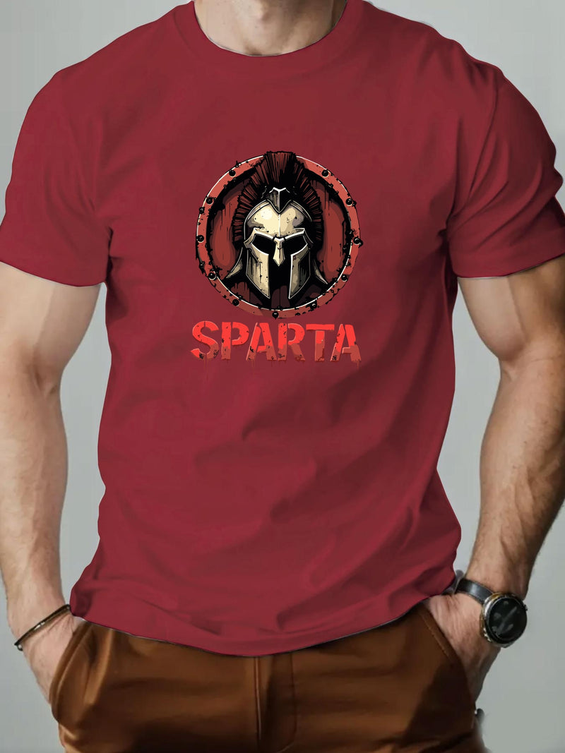 Men's Casual Crew Neck Short Sleeve T-Shirt.