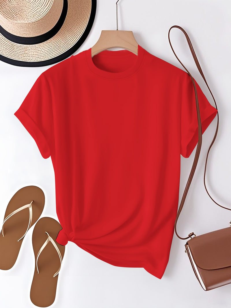 Women’s Comfortable Pure T-Shirt.