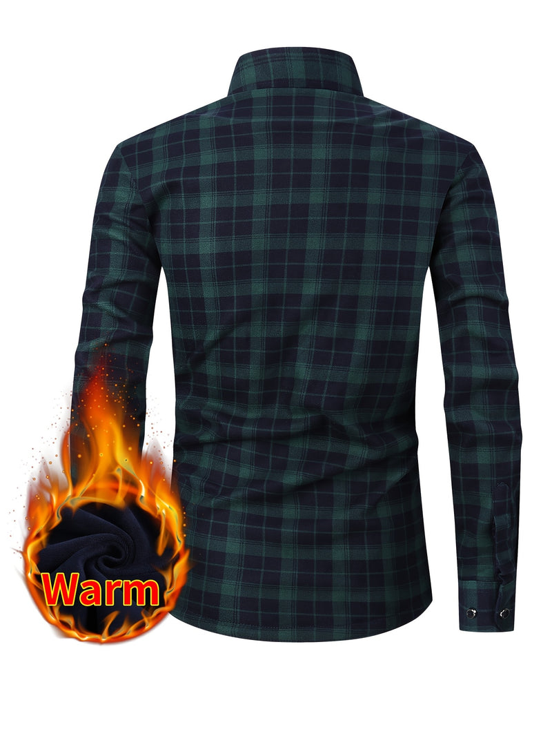 Men's Flannel Checkered Shirt.