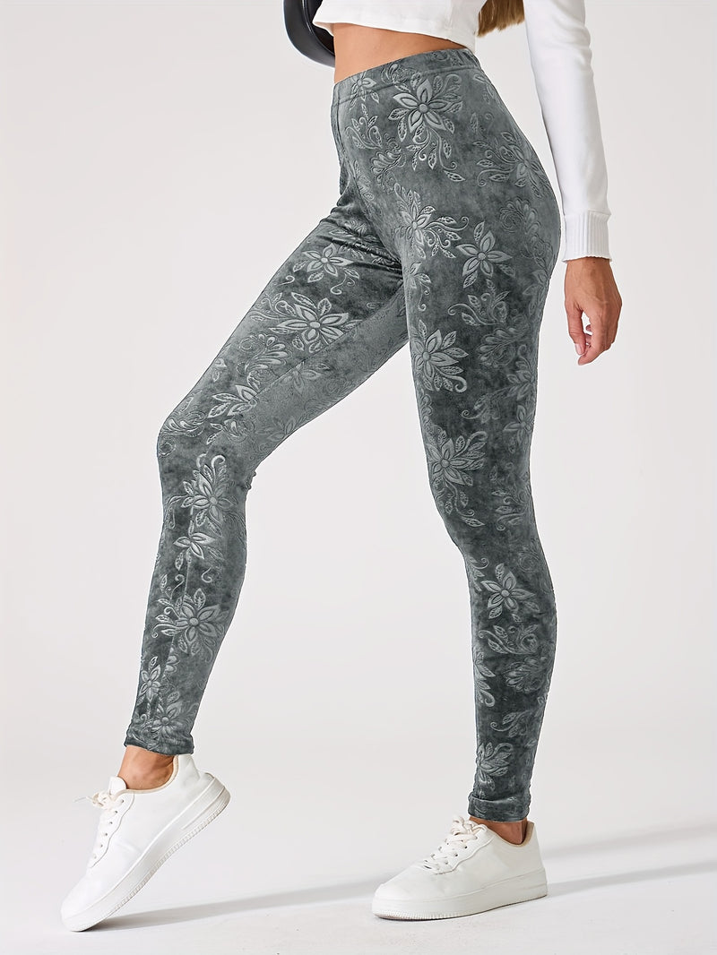Chinese Style Women's Sports Leggings, High-Waisted.
