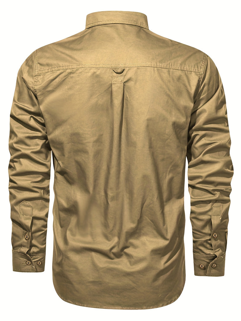 Men's Heavy-Duty Long Sleeve Shirt.