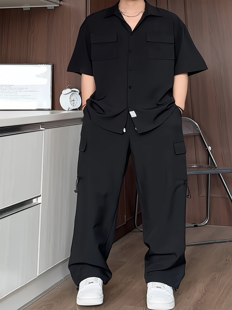 A Two-Piece Men's Casual Outfit.